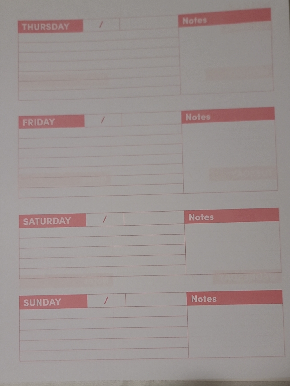 Weekly Planner - Picture 6 of 7